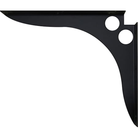 Gourmetgalley Shelf Support, Black - 21 x 24 in GO3346823